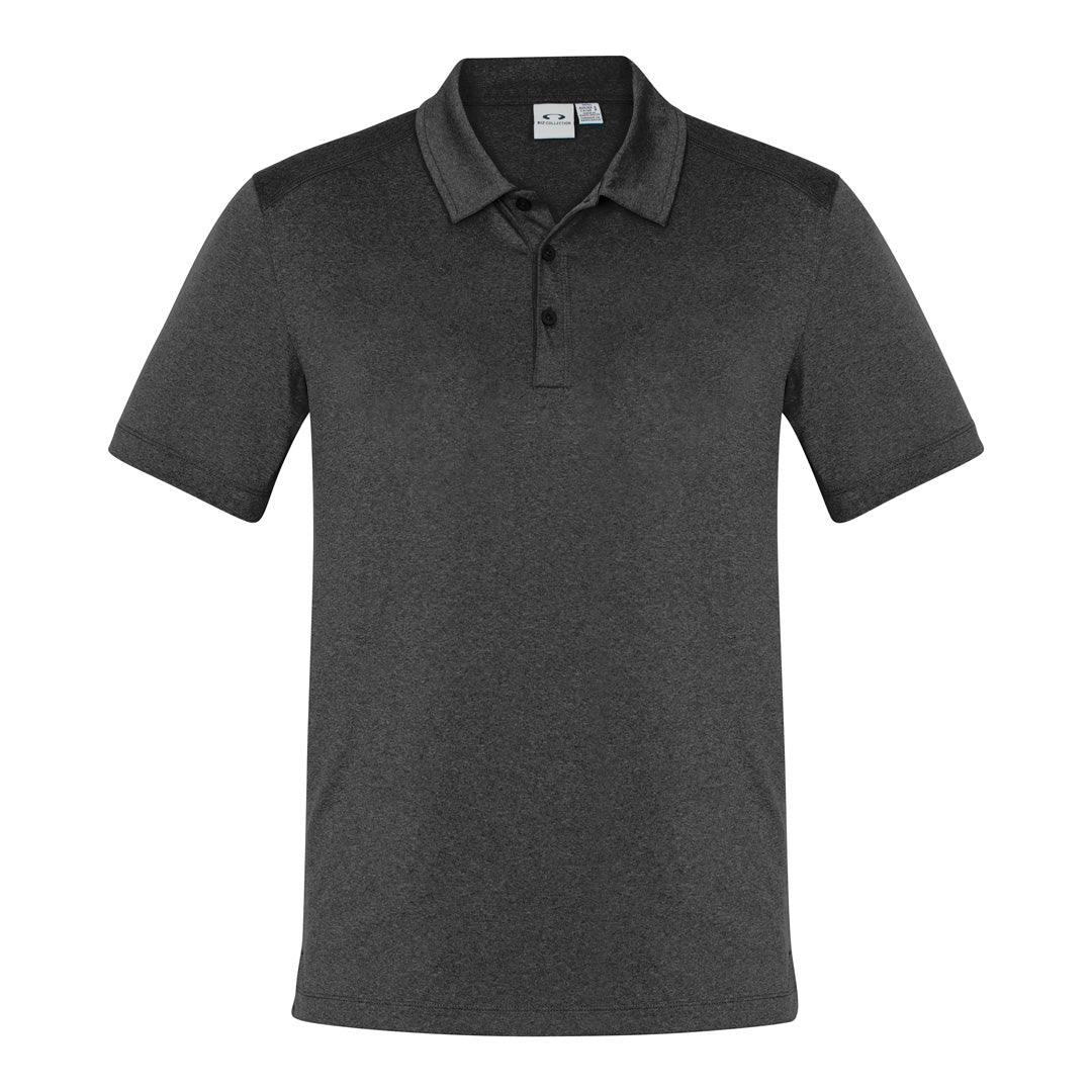 House of Uniforms The Aero Polo | Mens | Short Sleeve Biz Collection Black Marle