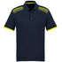 House of Uniforms The Galaxy Polo | Mens | Short Sleeve Biz Collection Navy/Yellow