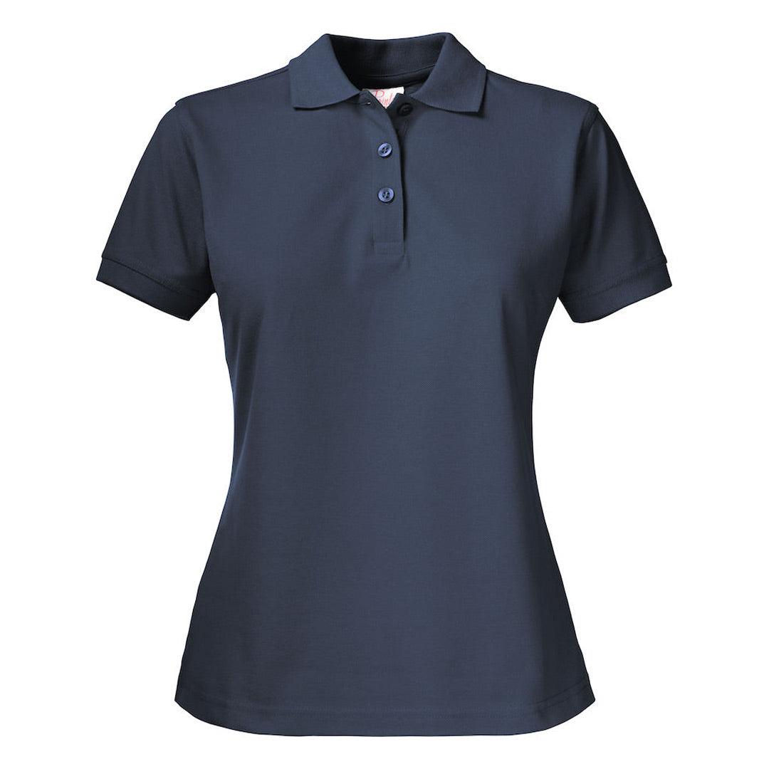 House of Uniforms The Surf Pro RSX Polo | Ladies | Short Sleeve James Harvest Navy