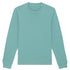 House of Uniforms The Changer Crew Neck Jumper | Unisex Stanley Stella Teal Monstera