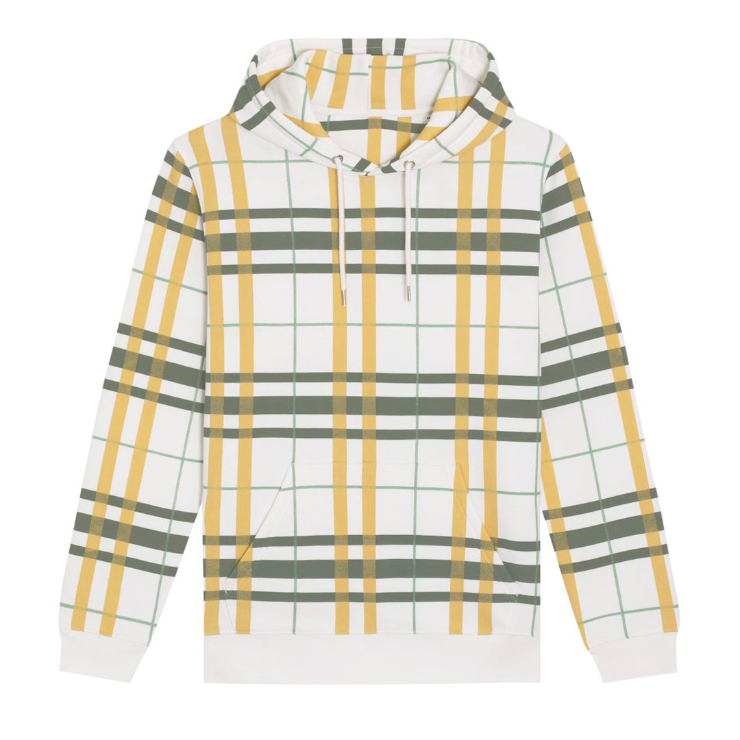 House of Uniforms The Cruiser AOP Hoodie | Unisex Stanley Stella Jojoba Check