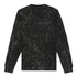 House of Uniforms The Changer Splatter Crew Neck Jumper | Unisex Stanley Stella Black Splatter