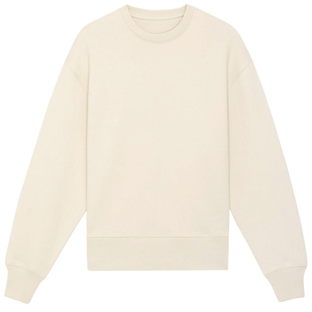 House of Uniforms The Radder Heavy Crew Neck Jumper | Unisex Stanley Stella Natural