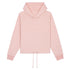 House of Uniforms The Stella Bower Cropped Hoodie | Ladies Stanley Stella Cream Heather Pink