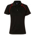 House of Uniforms The Champion Polo | Ladies | Short Sleeve Winning Spirit Black/Red