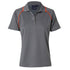 House of Uniforms The Champion Polo | Ladies | Short Sleeve Winning Spirit Charcoal/Orange