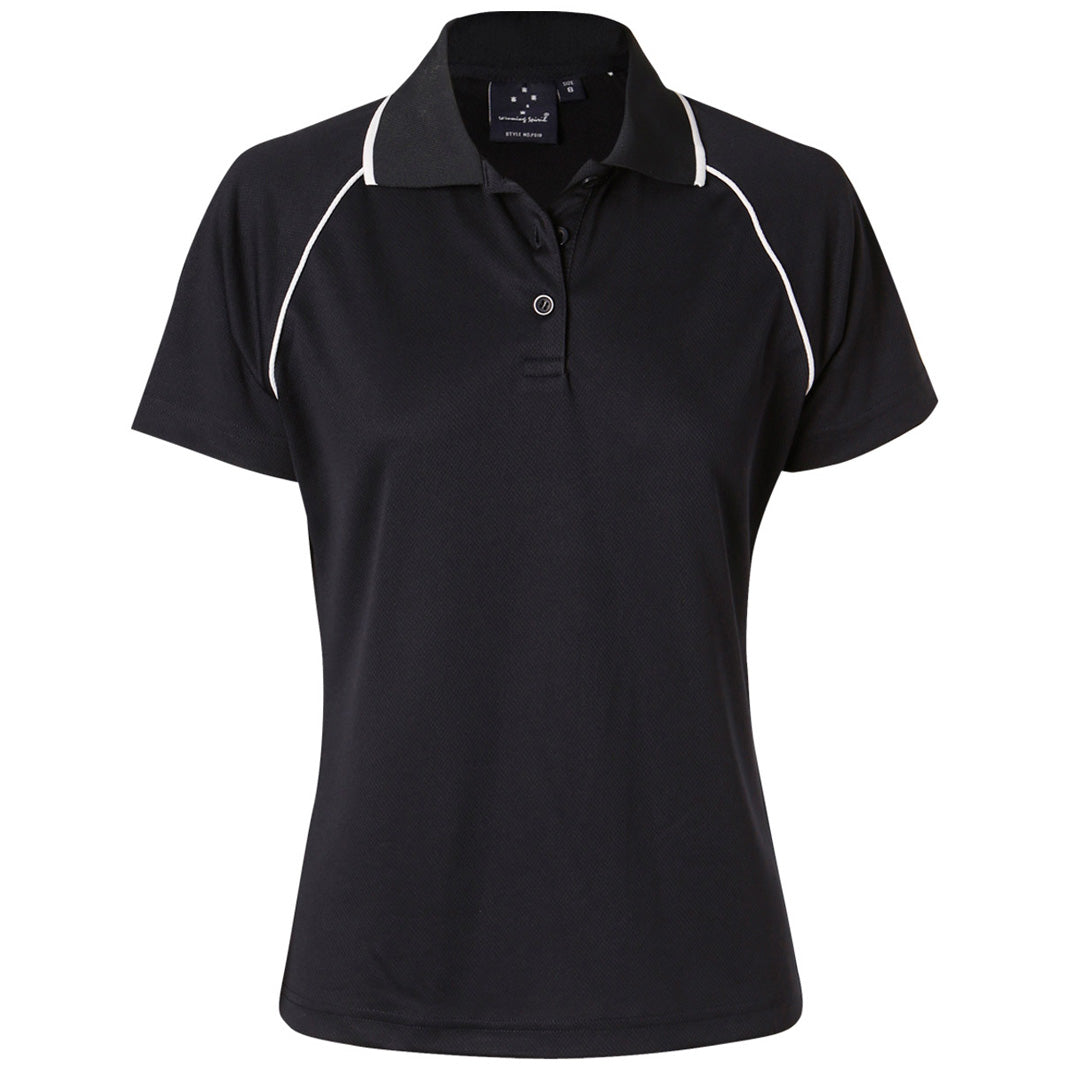 House of Uniforms The Champion Polo | Ladies | Short Sleeve Winning Spirit Navy/White