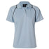 House of Uniforms The Champion Polo | Ladies | Short Sleeve Winning Spirit Sky Blue/Navy