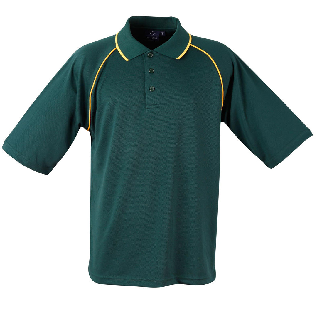 House of Uniforms The Champion Polo | Mens | Short Sleeve | Plus Winning Spirit Bottle/Gold