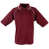 House of Uniforms The Champion Polo | Mens | Short Sleeve | Plus Winning Spirit Maroon/White