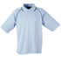 House of Uniforms The Champion Polo | Mens | Short Sleeve | Plus Winning Spirit Sky Blue/Navy