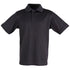 House of Uniforms The Victory Polo | Mens | Short Sleeve Winning Spirit Black