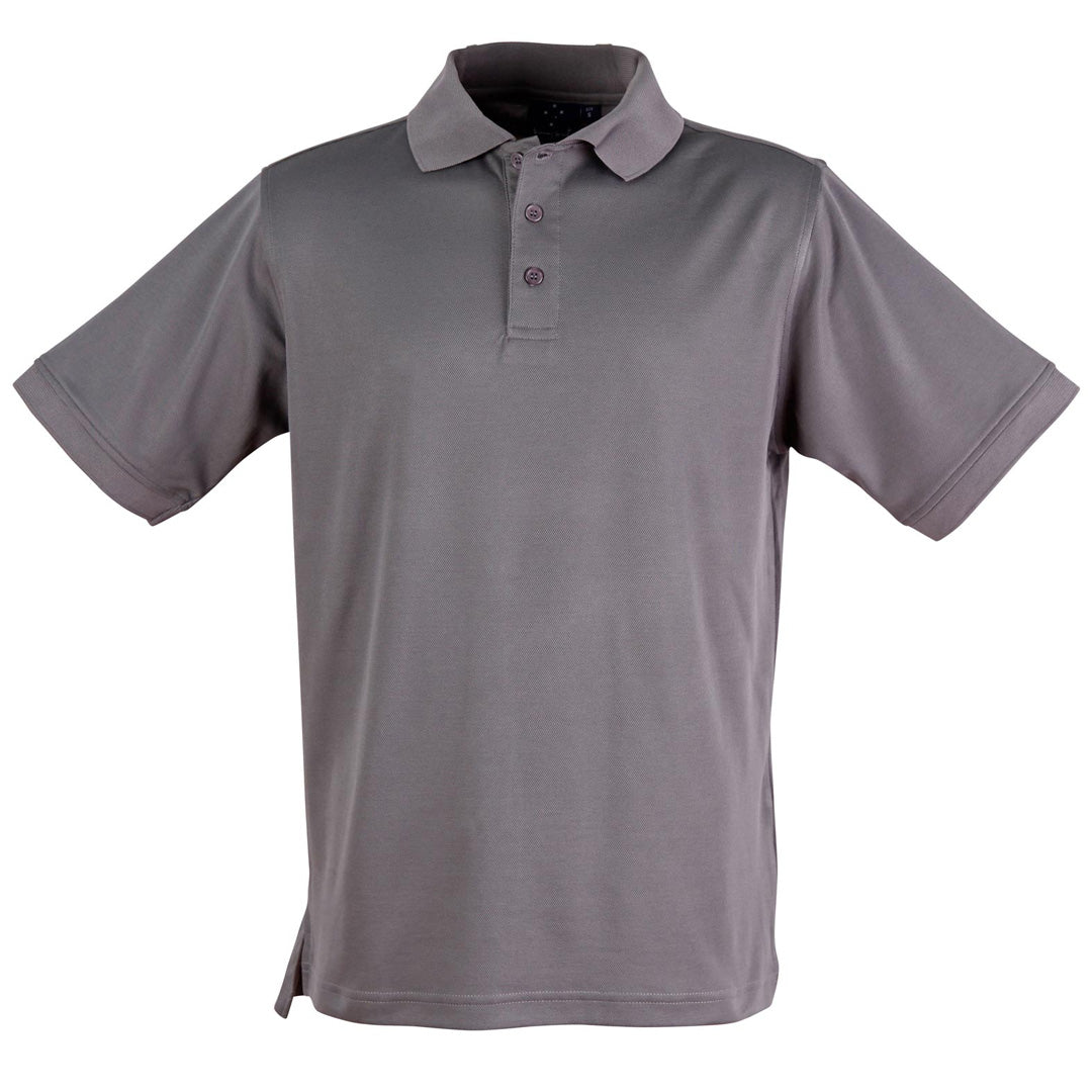 House of Uniforms The Victory Polo | Mens | Short Sleeve Winning Spirit Steel Grey