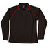 House of Uniforms The Champion Polo | Ladies | Long Sleeve Winning Spirit Black/Red