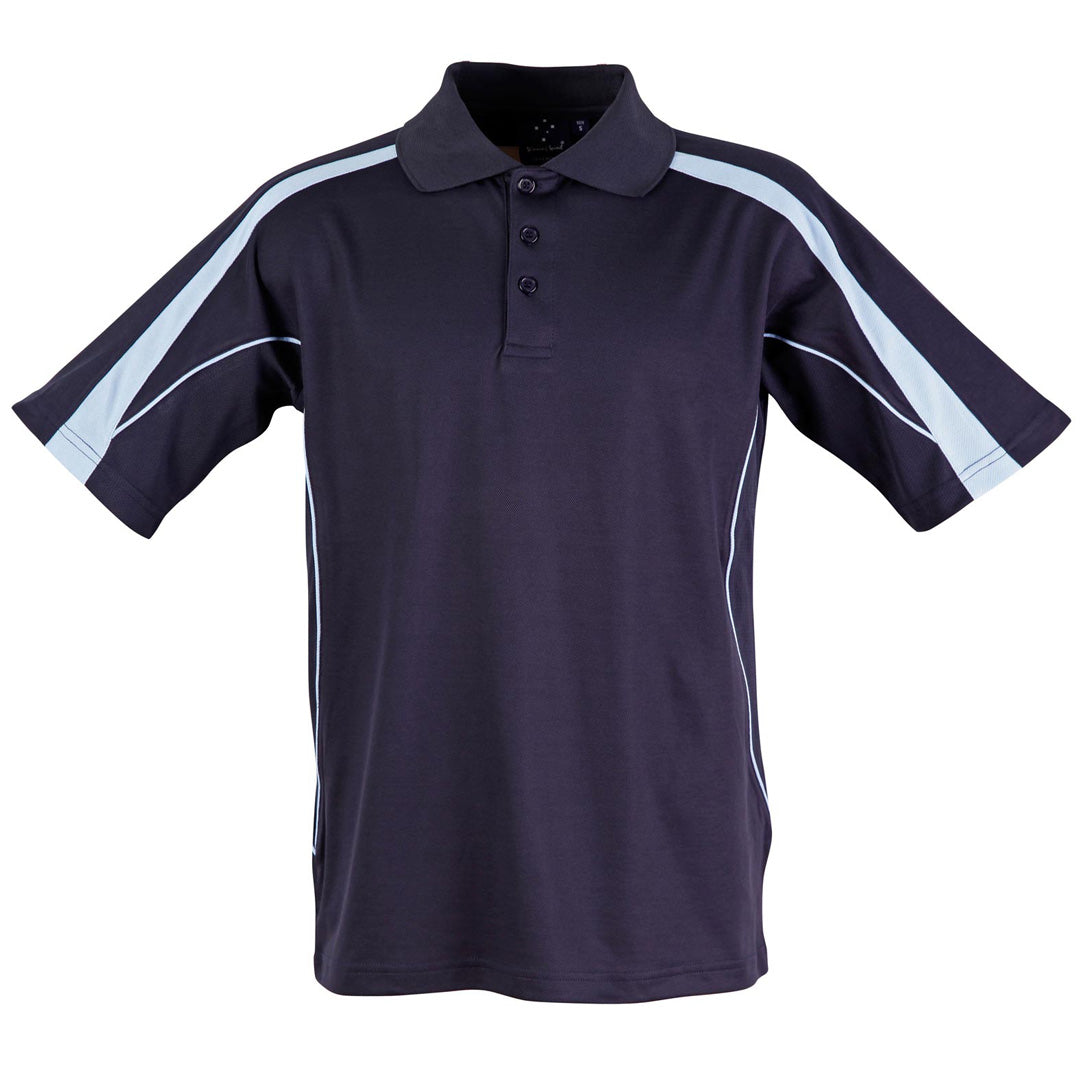 House of Uniforms The Legend Polo | Mens | Short Sleeve Winning Spirit Navy/Sky