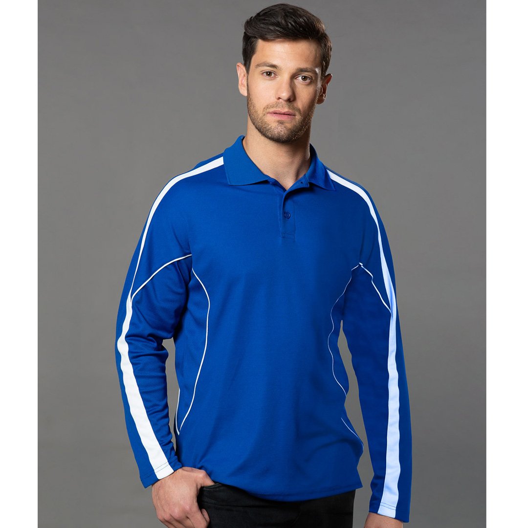 House of Uniforms The Legend Polo | Mens | Long Sleeve Winning Spirit