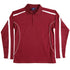 House of Uniforms The Legend Polo | Mens | Long Sleeve Winning Spirit Maroon/White
