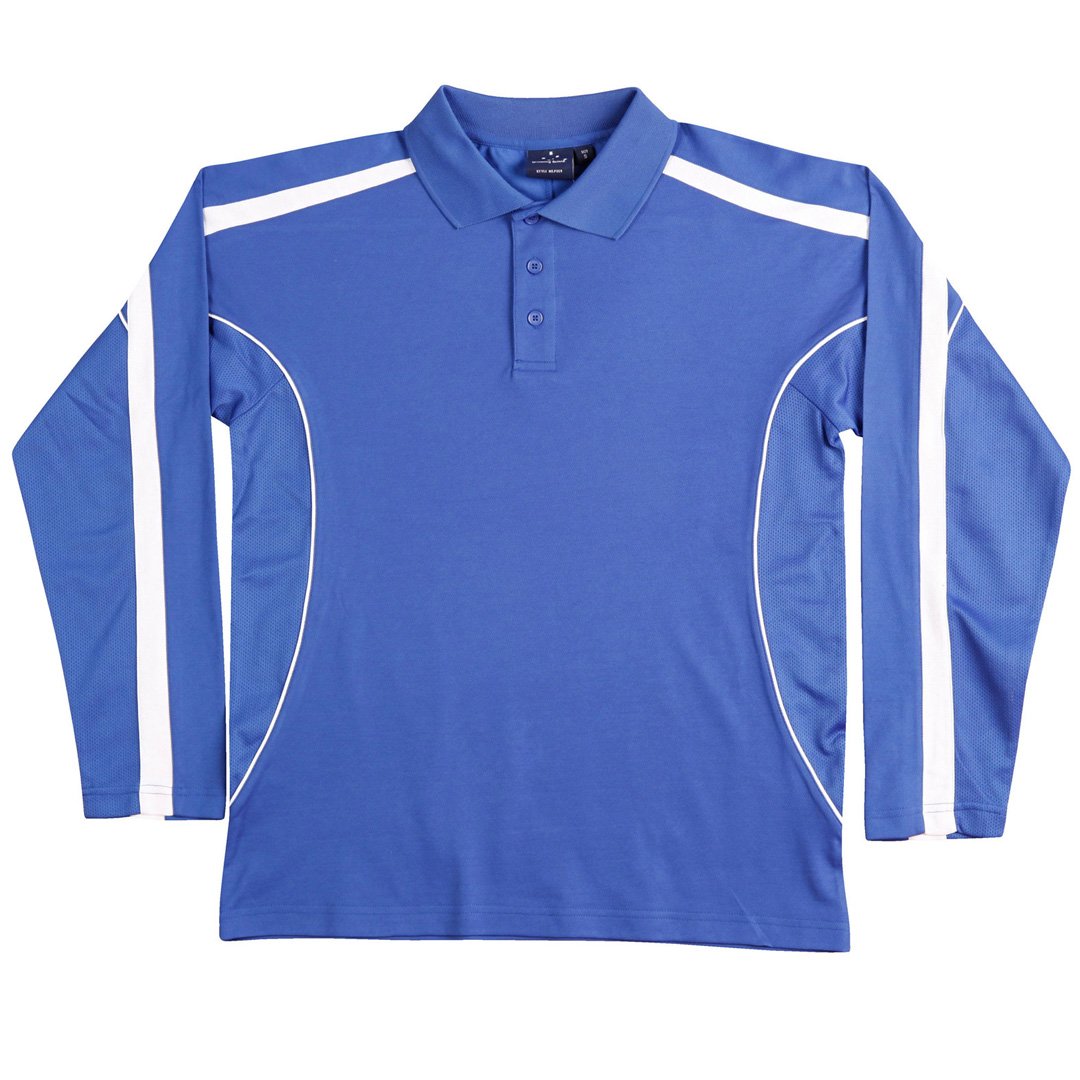 House of Uniforms The Legend Polo | Mens | Long Sleeve Winning Spirit
