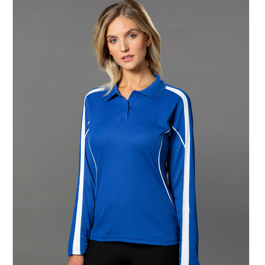 House of Uniforms The Legend Polo | Ladies | Long Sleeve Winning Spirit