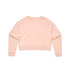 House of Uniforms The Cropped Crew | Ladies AS Colour Pale Pink