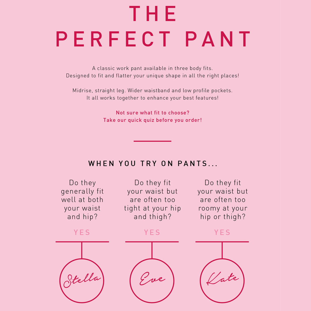 House of Uniforms The Perfect Pant | Ladies | Kate Biz Collection