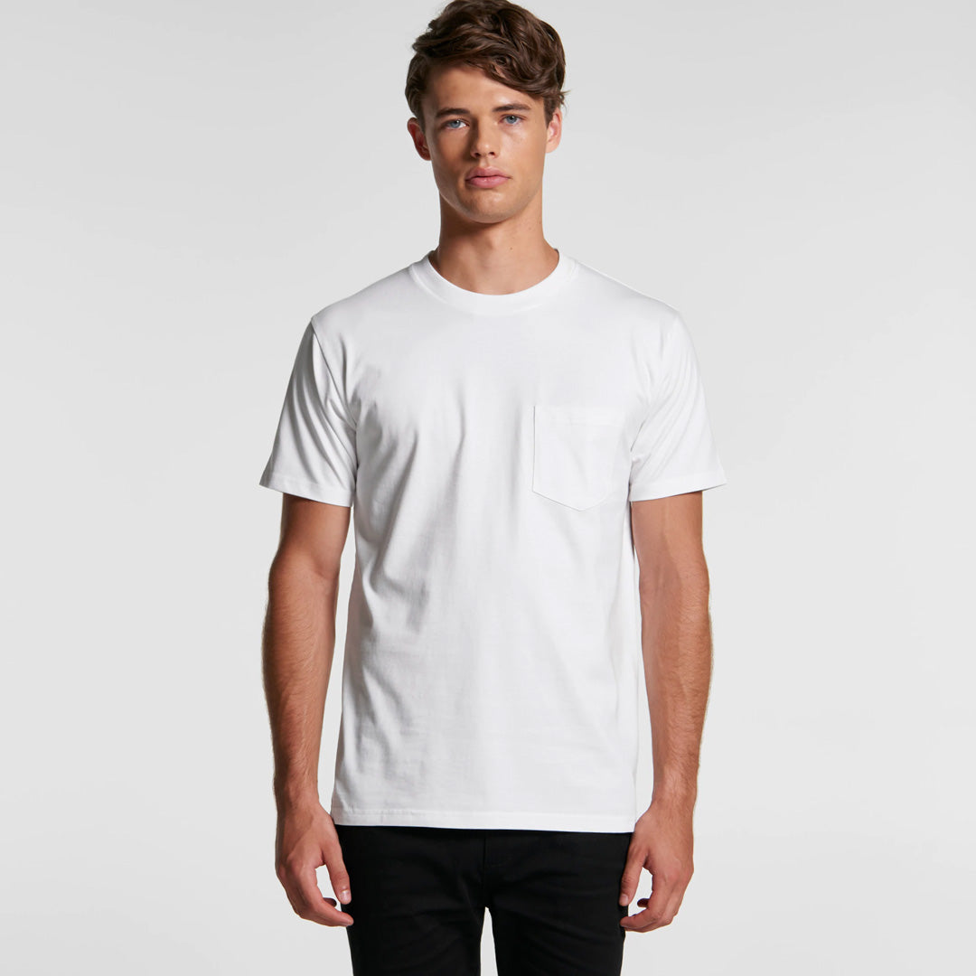 House of Uniforms The Classic Pocket Tee | Short Sleeve | Mens AS Colour