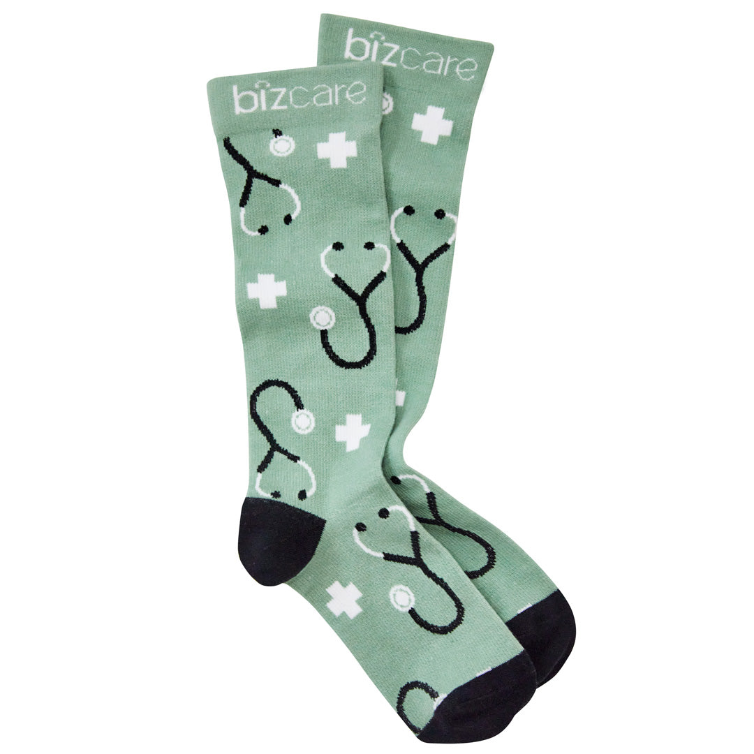 House of Uniforms The Biz Care Sock | Unisex Biz Care Sage