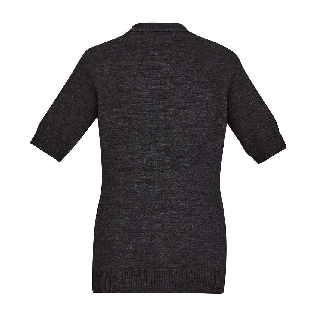 House of Uniforms The Zip Front Cardigan | Short Sleeve | Ladies Biz Care