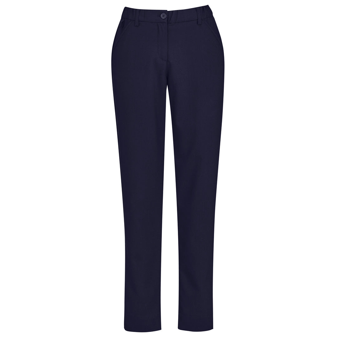 House of Uniforms The Comfort Waist Slim Leg Pant | Ladies Biz Care Navy