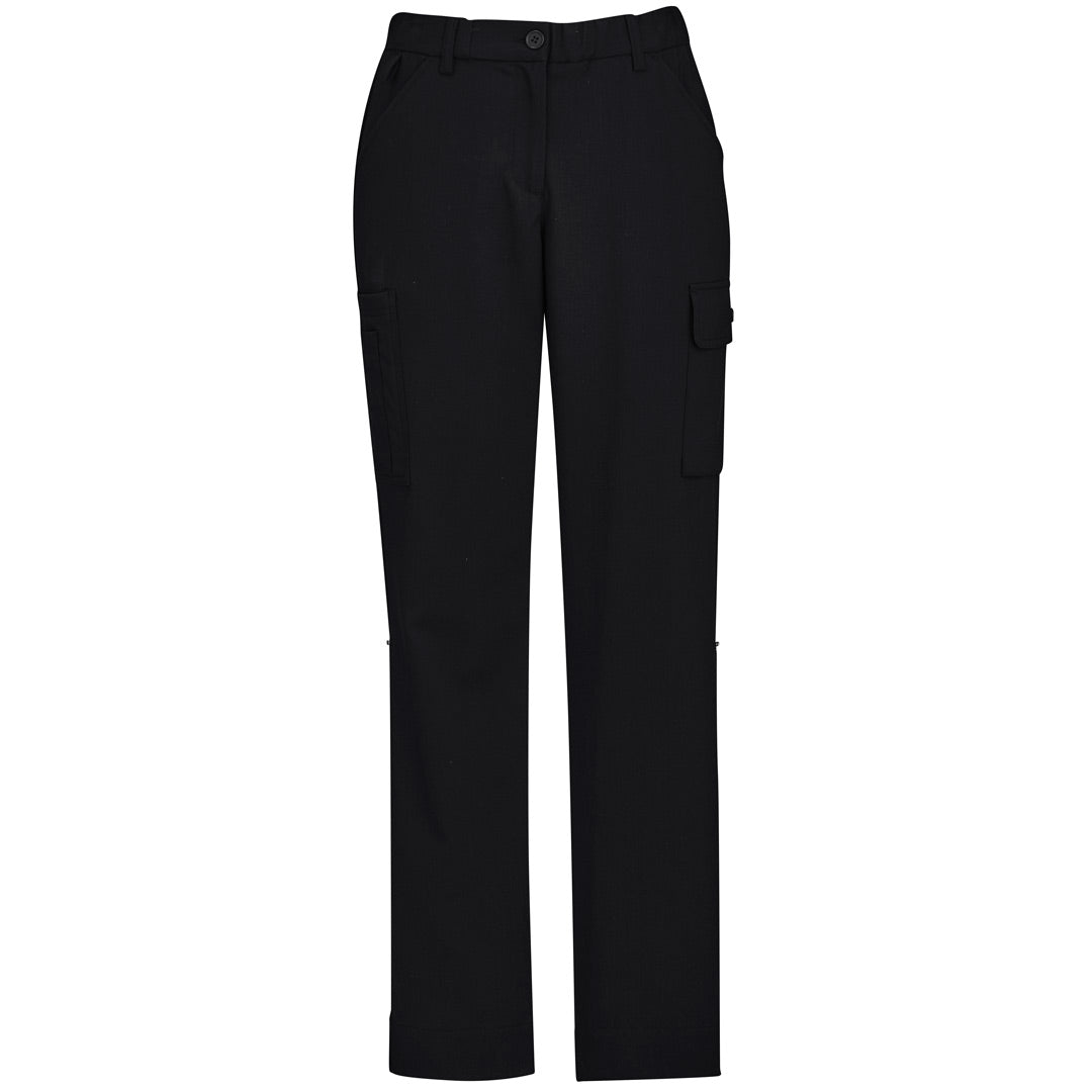 House of Uniforms The Cargo Pant | Ladies Biz Care Black