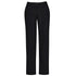 House of Uniforms The Comfort Waist Straight Leg Pant | Ladies Biz Care Black