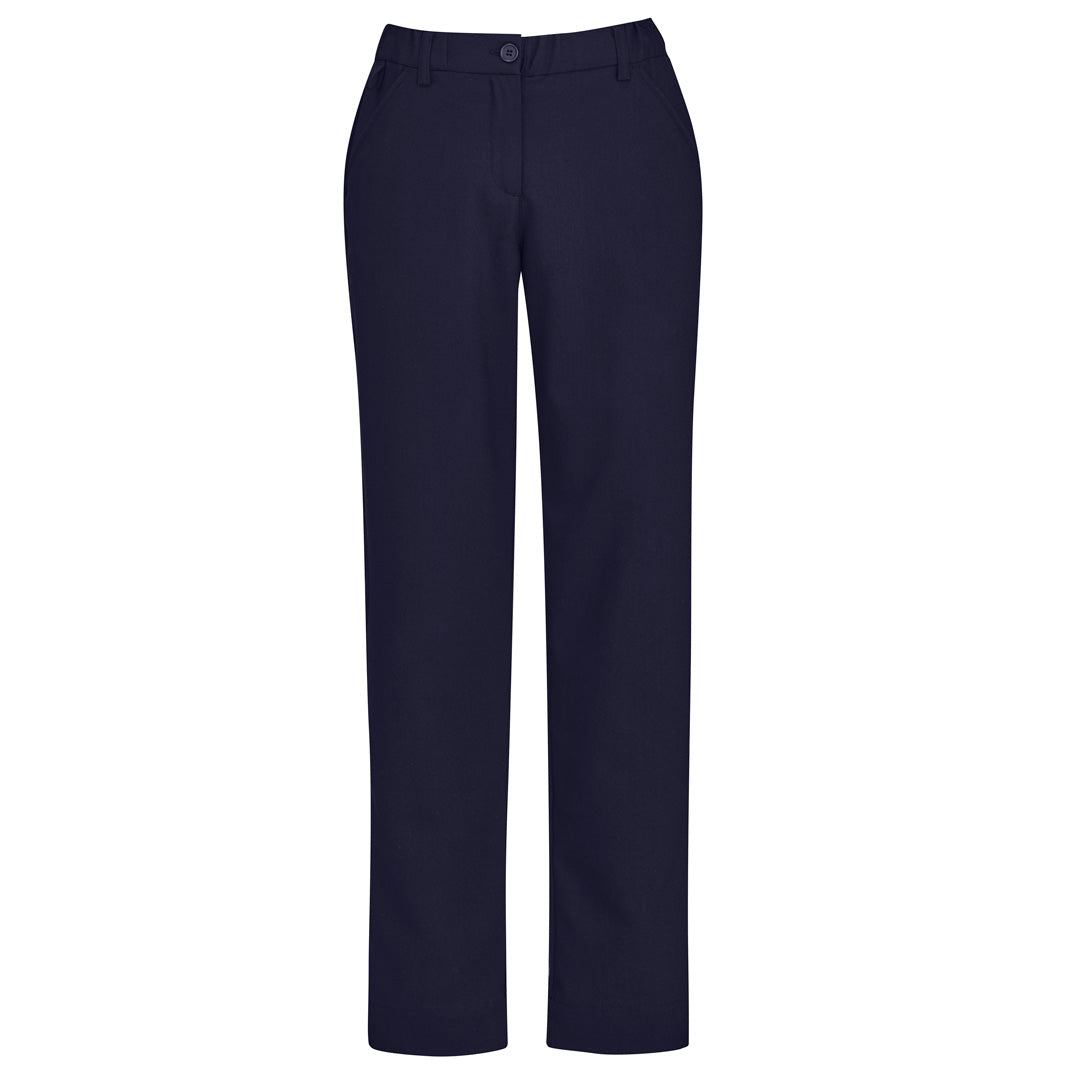 House of Uniforms The Comfort Waist Straight Leg Pant | Ladies Biz Care Navy