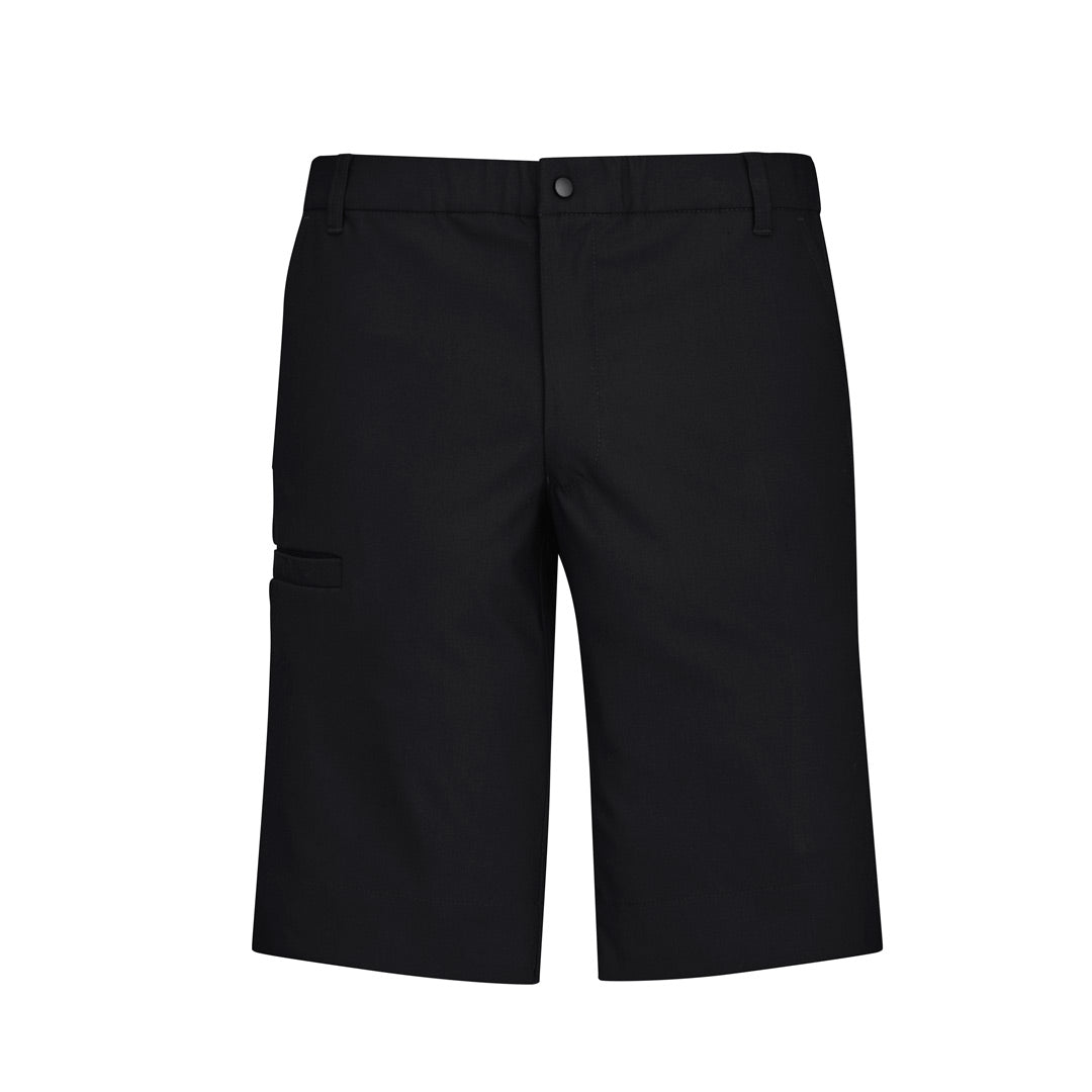 House of Uniforms The Cargo Short | Mens Biz Care Black