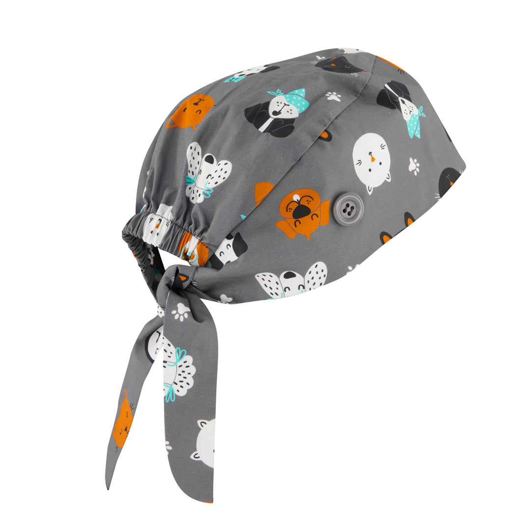 House of Uniforms The Printed Scrub Cap | Adults Biz Care