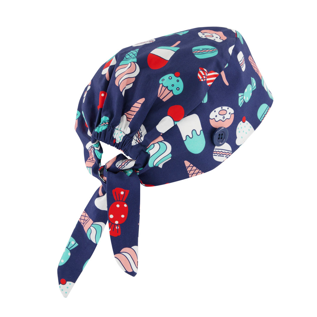 House of Uniforms The Printed Scrub Cap | Adults Biz Care 