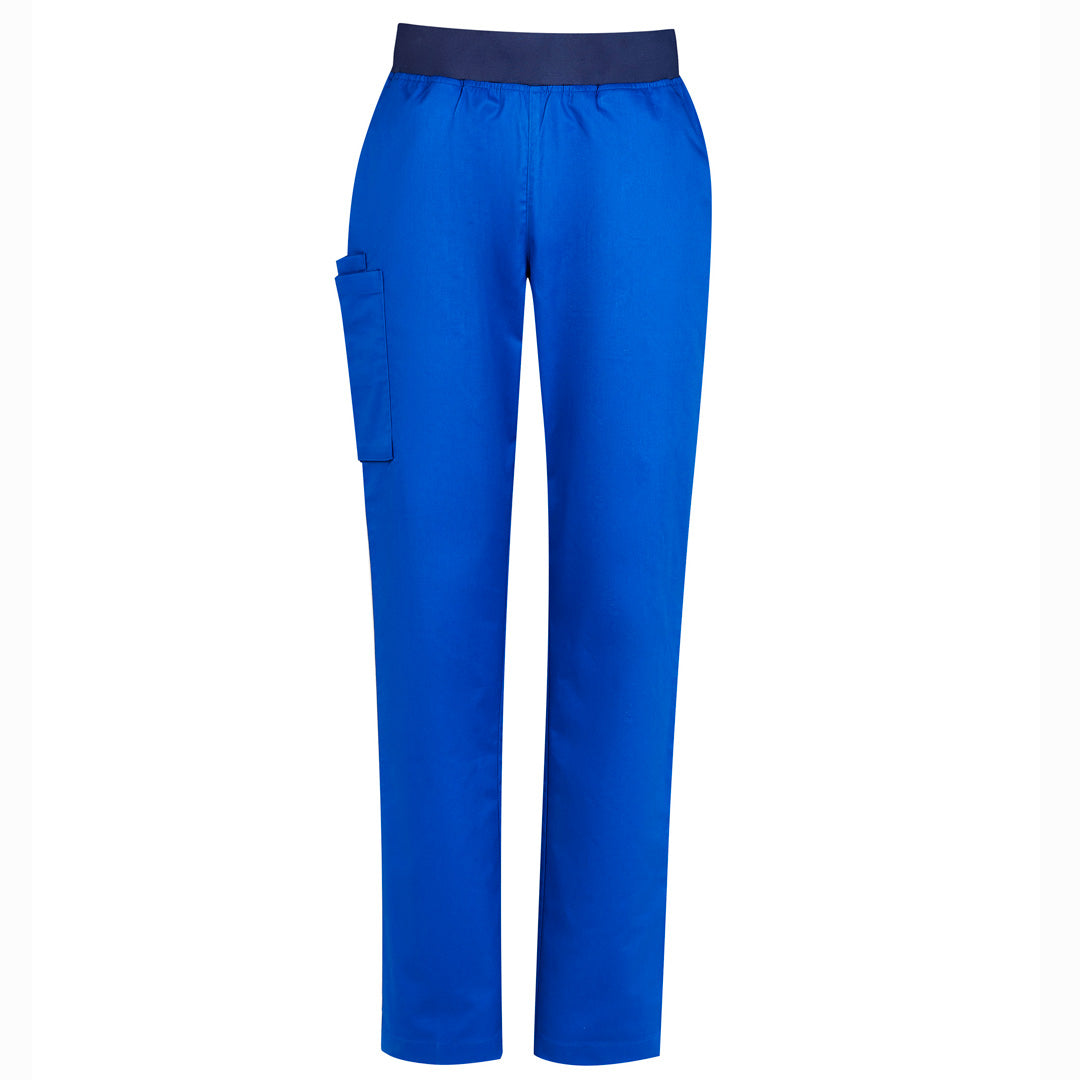House of Uniforms The Riley Straight Leg Scrub Pant | Ladies Biz Care Electric Blue