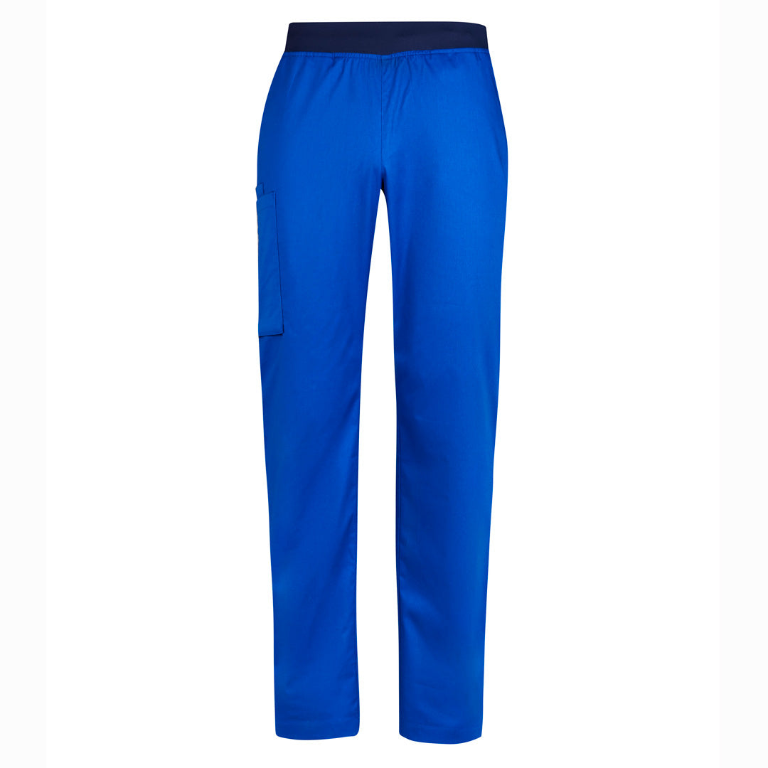 House of Uniforms The Riley Straight Leg Scrub Pant | Mens Biz Care Electric Blue