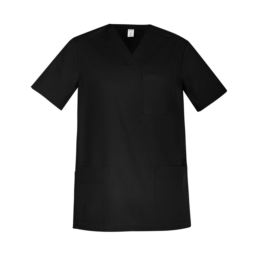 House of Uniforms The Tokyo Scrub Top | Mens Biz Care Black