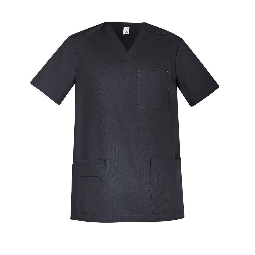 House of Uniforms The Tokyo Scrub Top | Mens Biz Care Charcoal