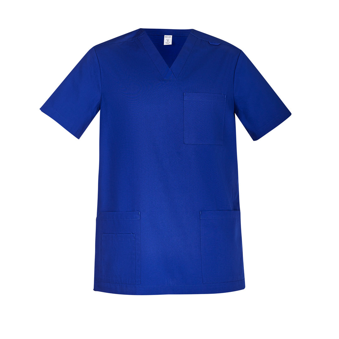 House of Uniforms The Tokyo Scrub Top | Mens Biz Care Royal Blue