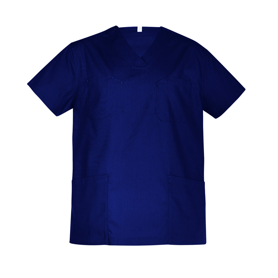 House of Uniforms The Hartwell Scrub Top | Unisex Biz Care Dark Blue