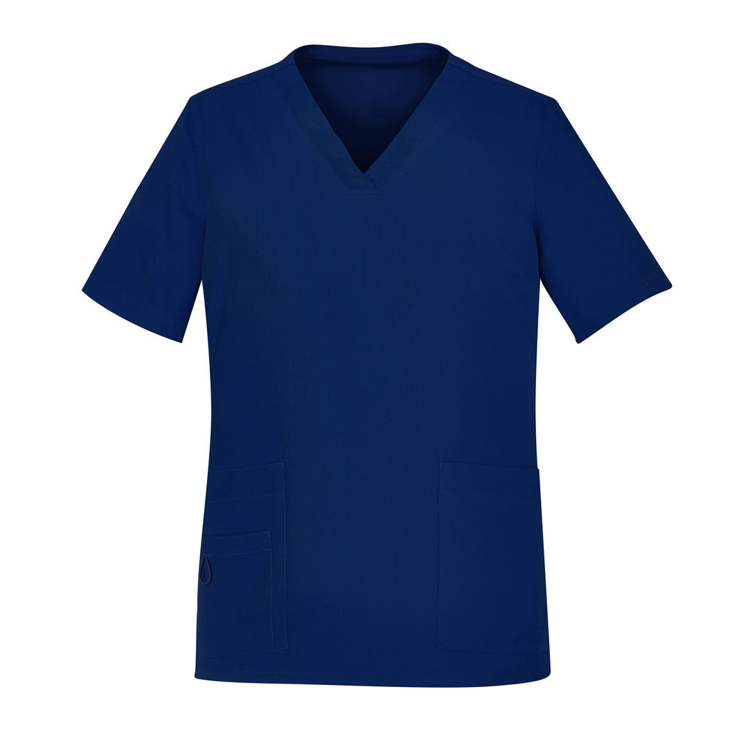 House of Uniforms The Avery V Neck Scrub Top | Ladies Biz Care Navy
