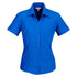 House of Uniforms The Oasis Shirt | Ladies | Short Sleeve Biz Collection Electric Blue