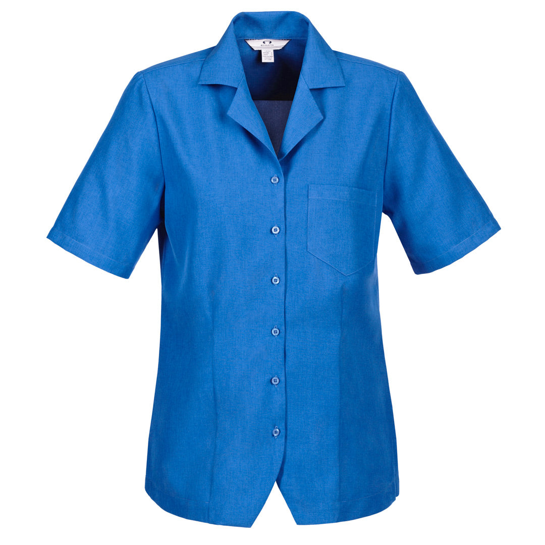House of Uniforms The Oasis Shirt | Ladies | Overblouse Biz Collection Electric Blue