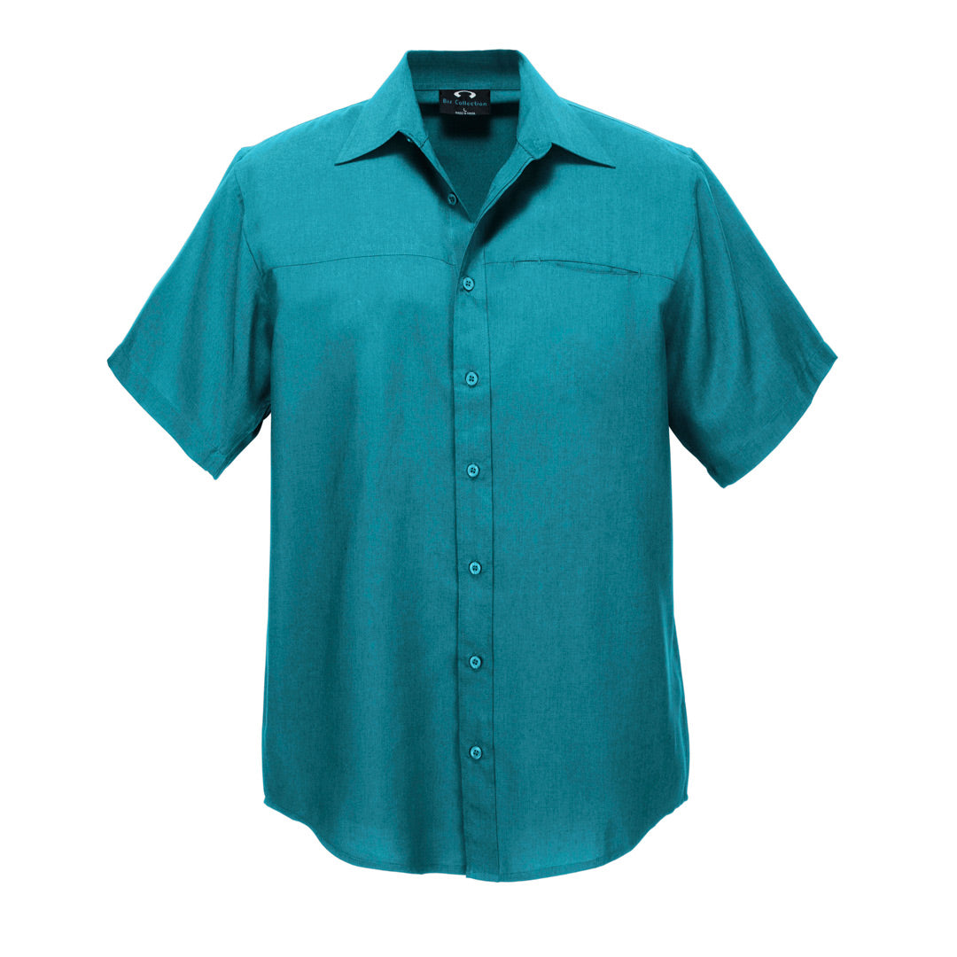 House of Uniforms The Oasis Shirt | Mens | Short Sleeve Biz Collection Teal