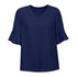 House of Uniforms The Aria Blouse | Ladies | Short Sleeve Biz Corporates Navy