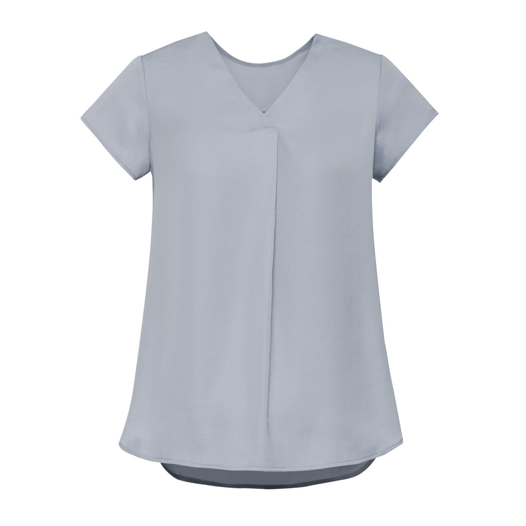 House of Uniforms The Kayla Blouse | Ladies | Short Sleeve Biz Corporates