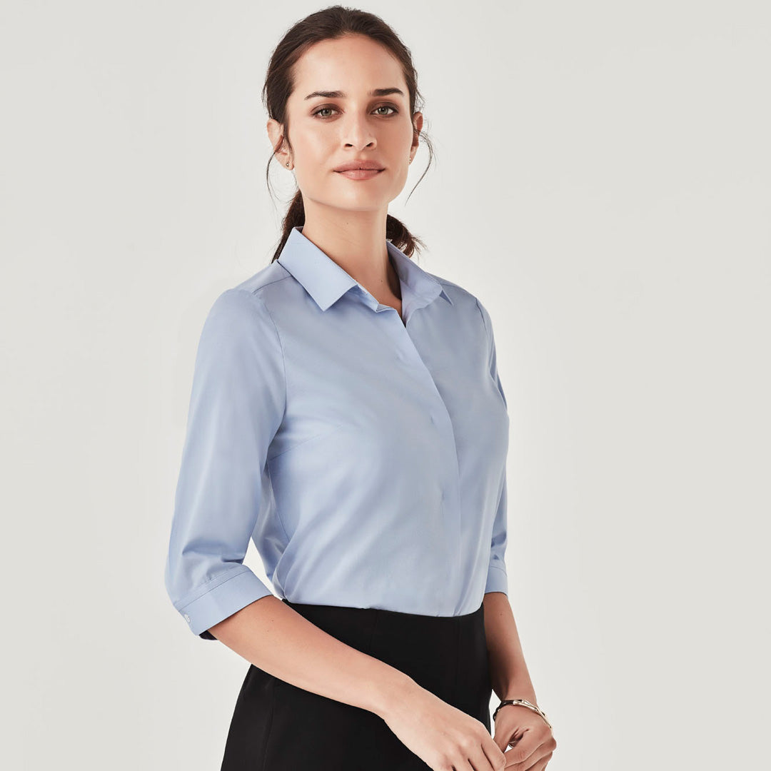 House of Uniforms The Charlie Shirt | Ladies | 3/4 Sleeve Biz Corporates