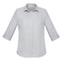House of Uniforms The Charlie Shirt | Ladies | 3/4 Sleeve Biz Corporates Silver