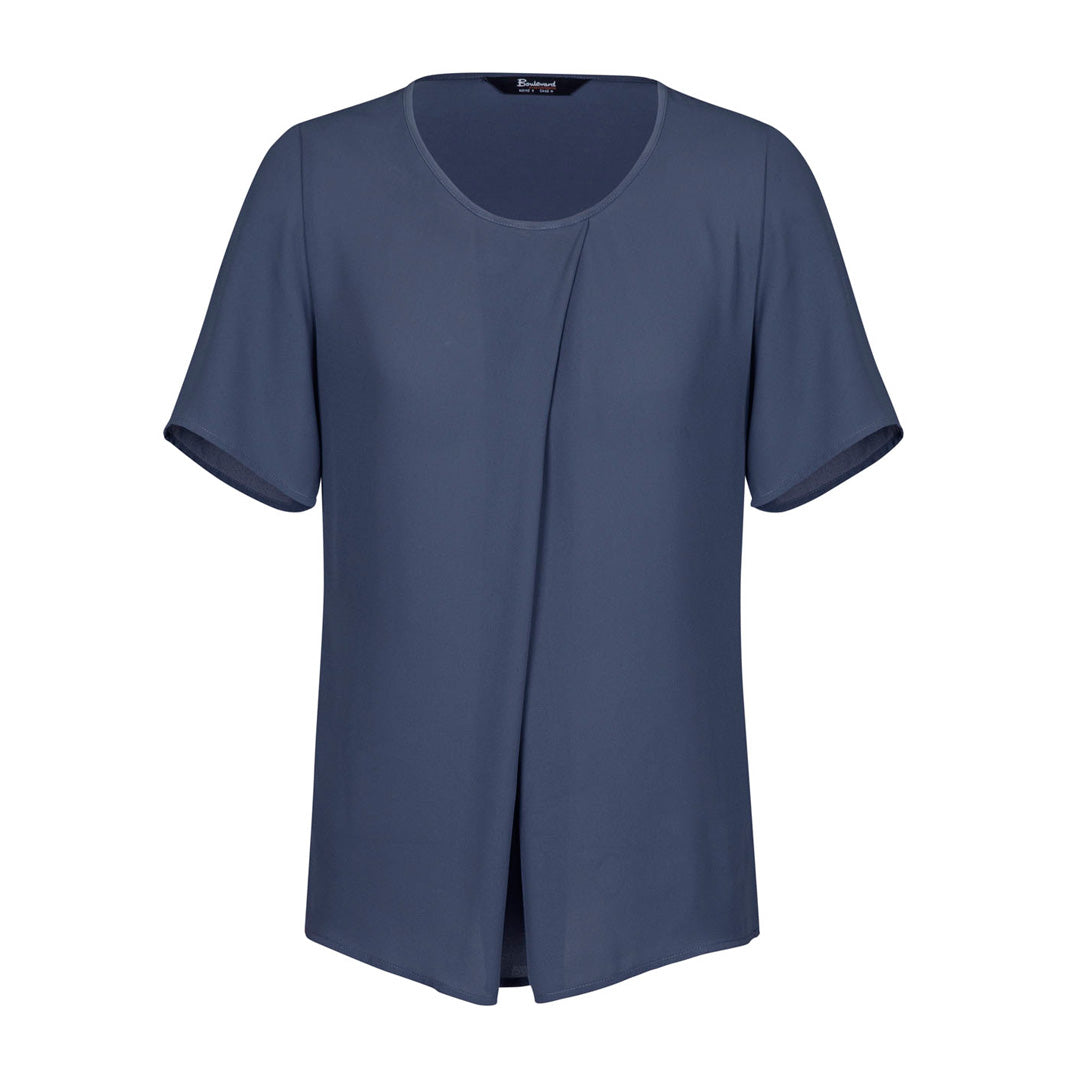 House of Uniforms The Sydney Top | Ladies | Short Sleeve Biz Corporates Storm